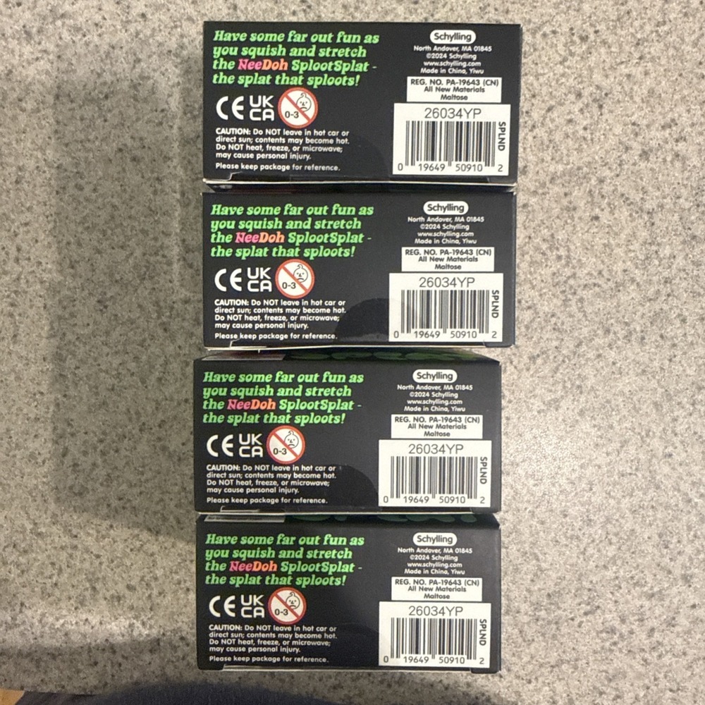 NeeDoh Split Splat 4 Pack - Picture 3 of 3